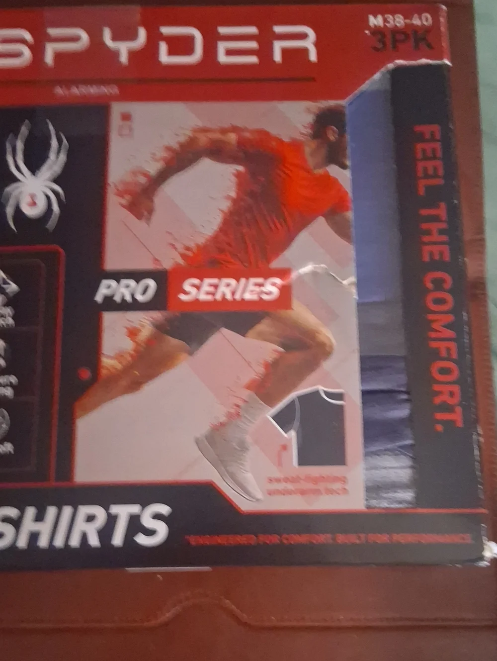 Spyder Pro Series Athletic Tees - Blue,Grey & Charcoal M